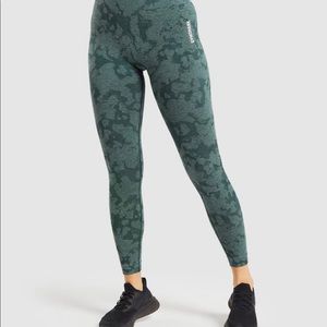GYMSHARK OBSIDIAN GREEN ADAPT LEGGINGS